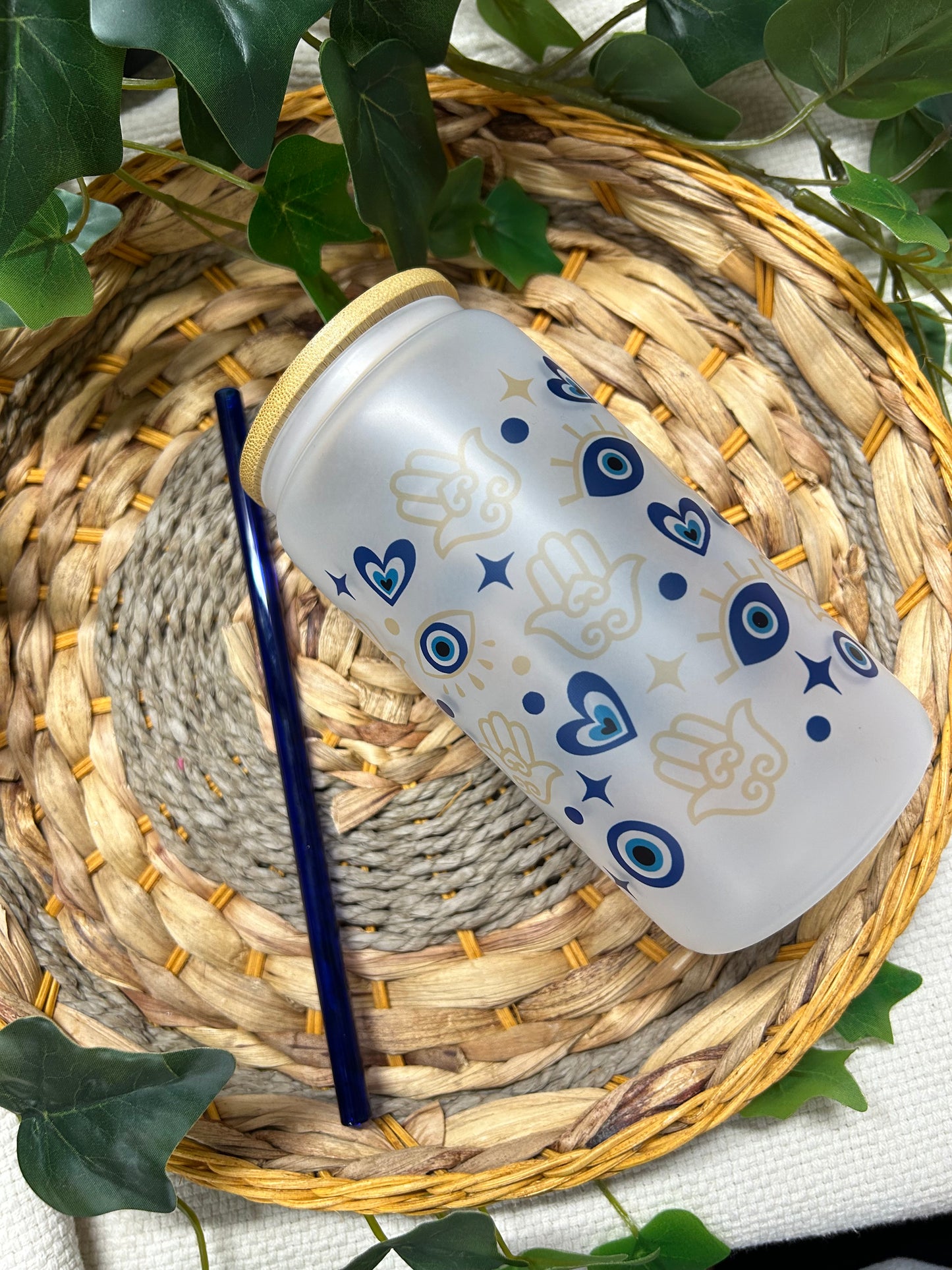 Evil Eye Libbey Glass