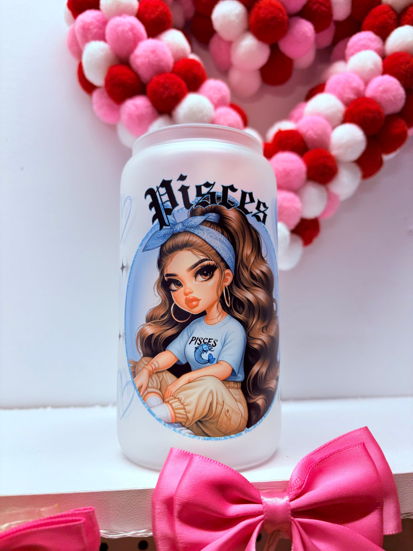 Zodiac Glass Can