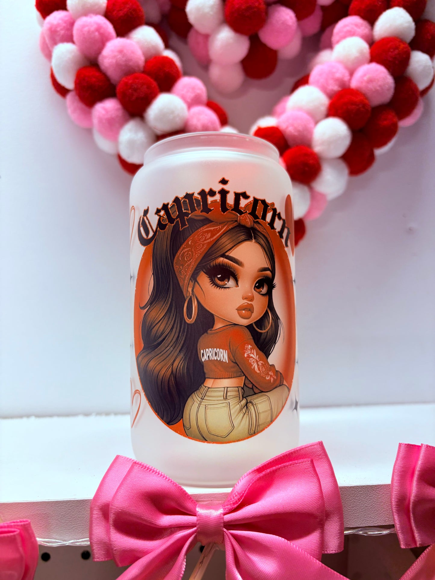 Zodiac Glass Can