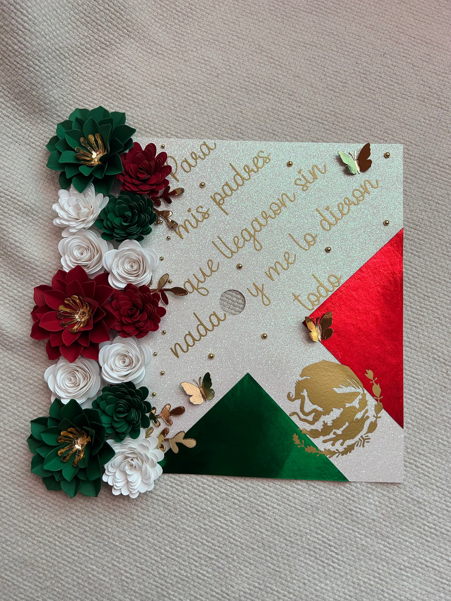 Tri-Color Grad Cap