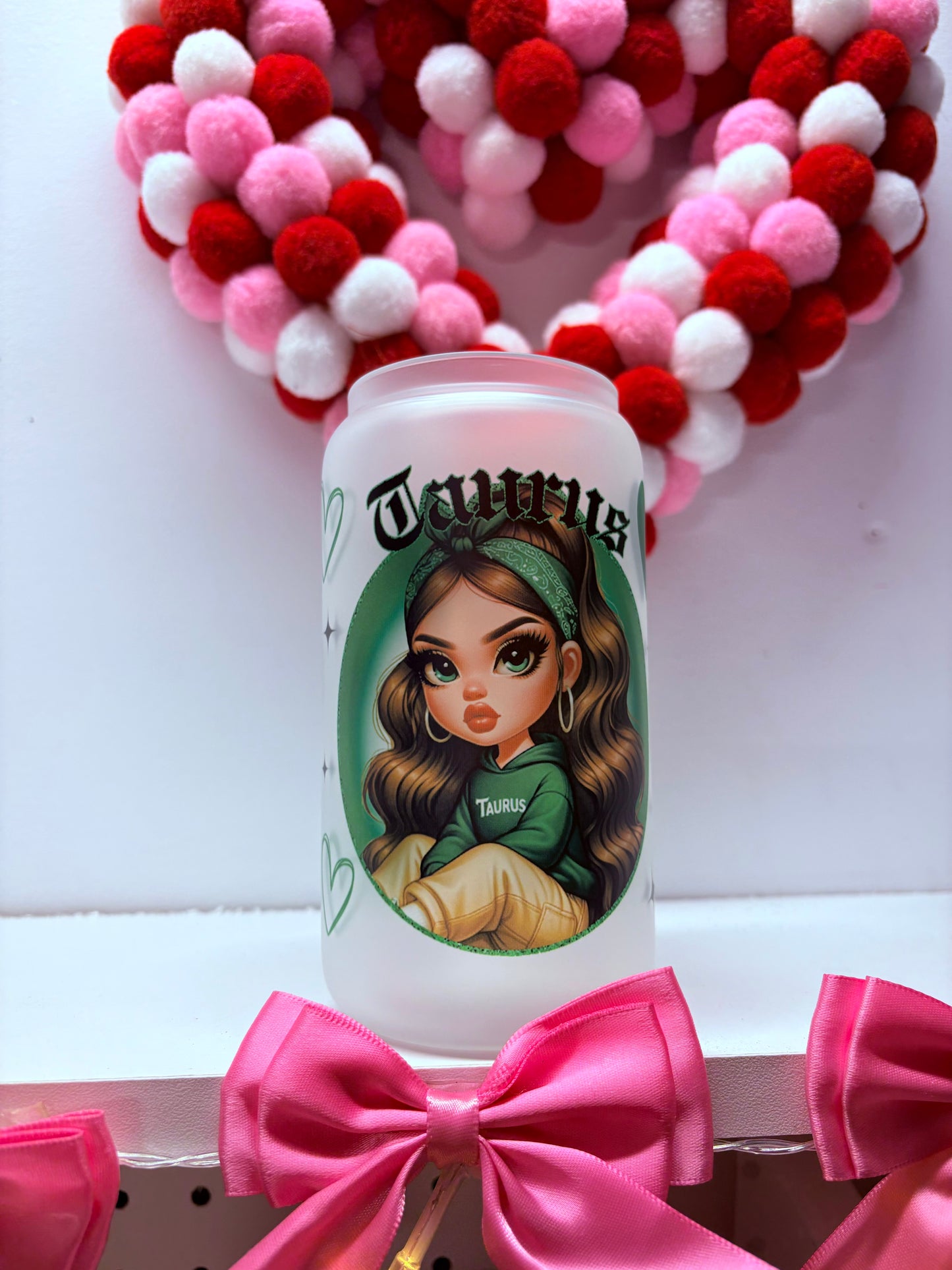 Zodiac Glass Can