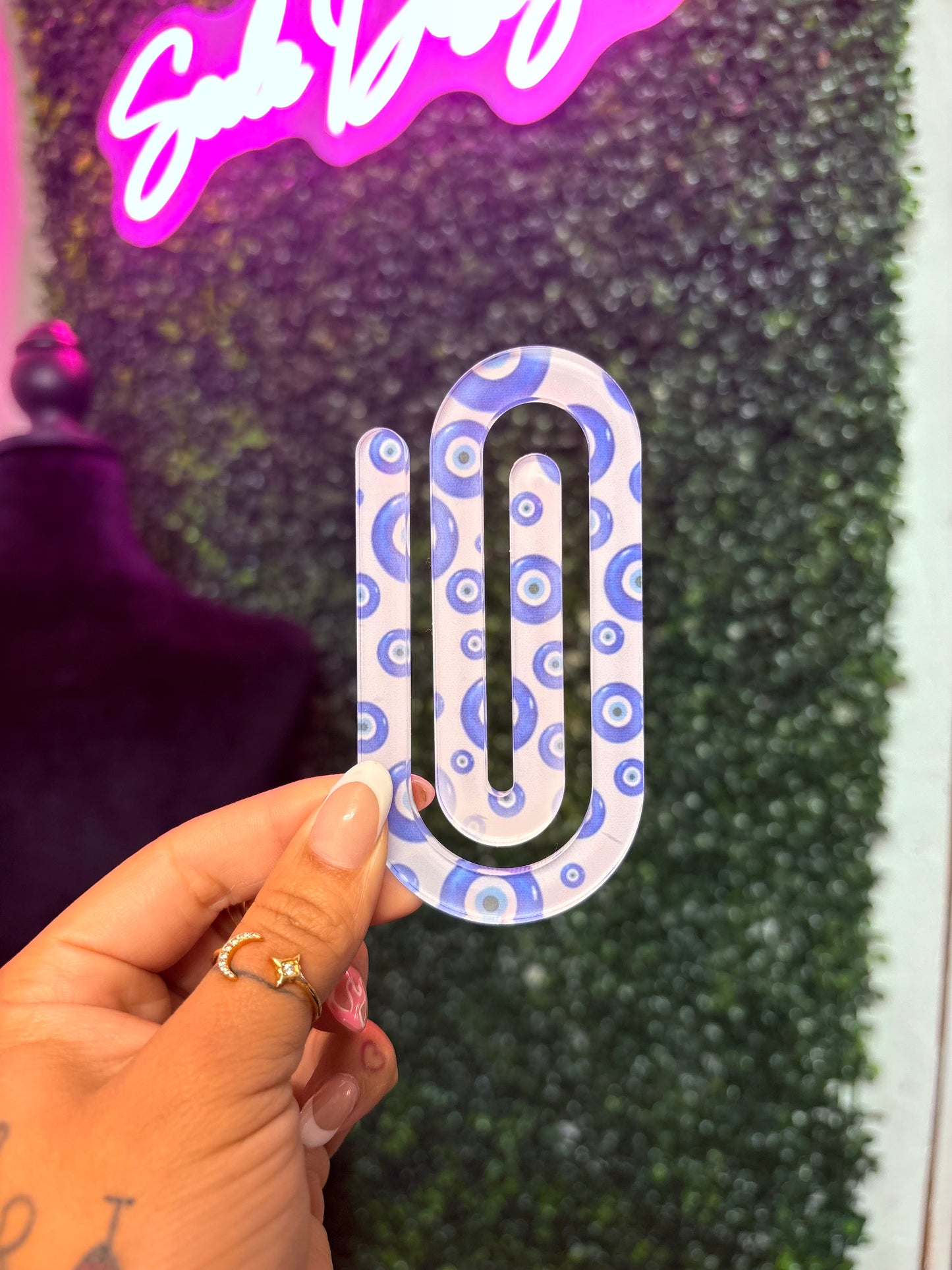 Evil Eye Paper Clip
