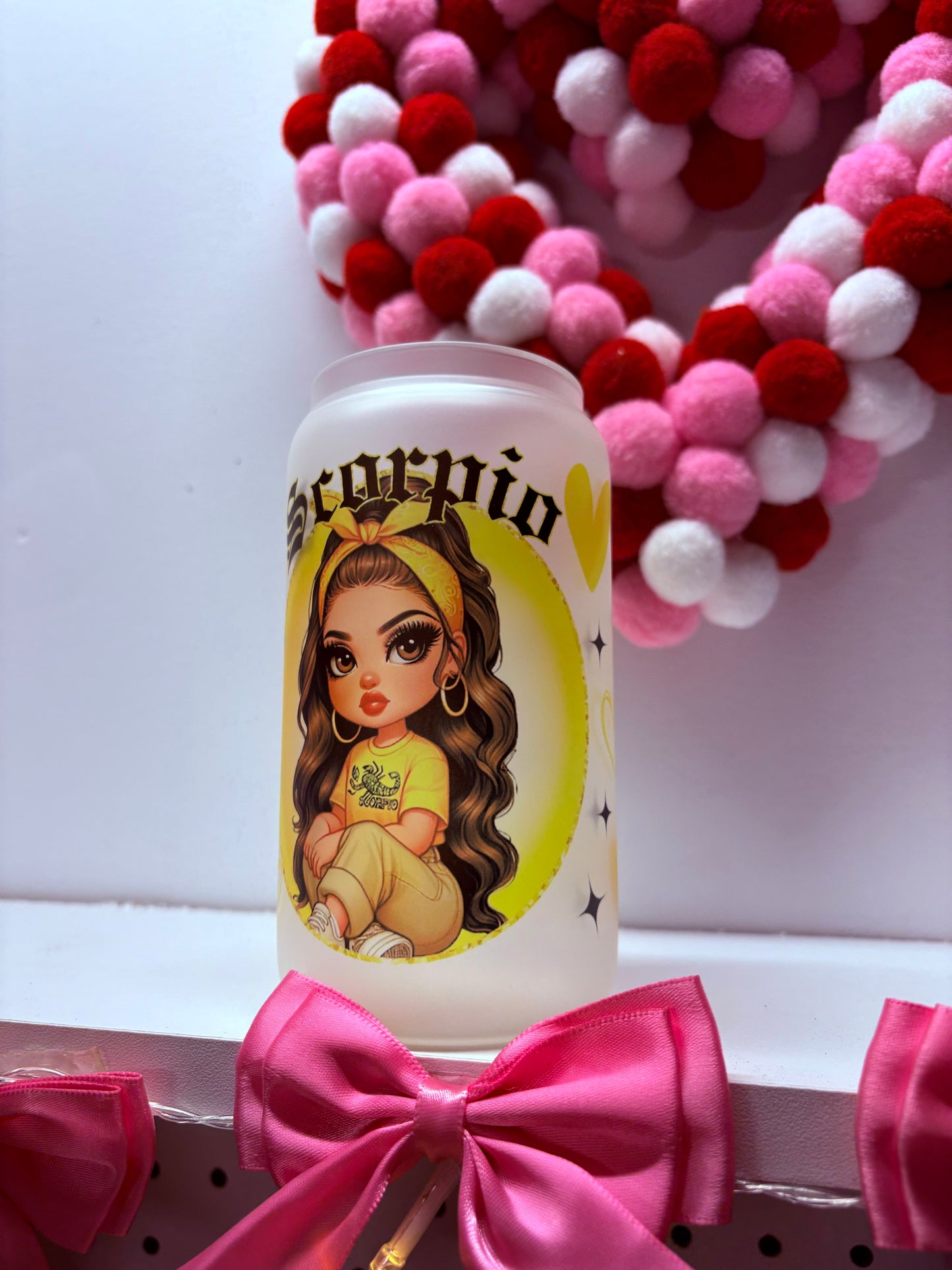 Zodiac Glass Can