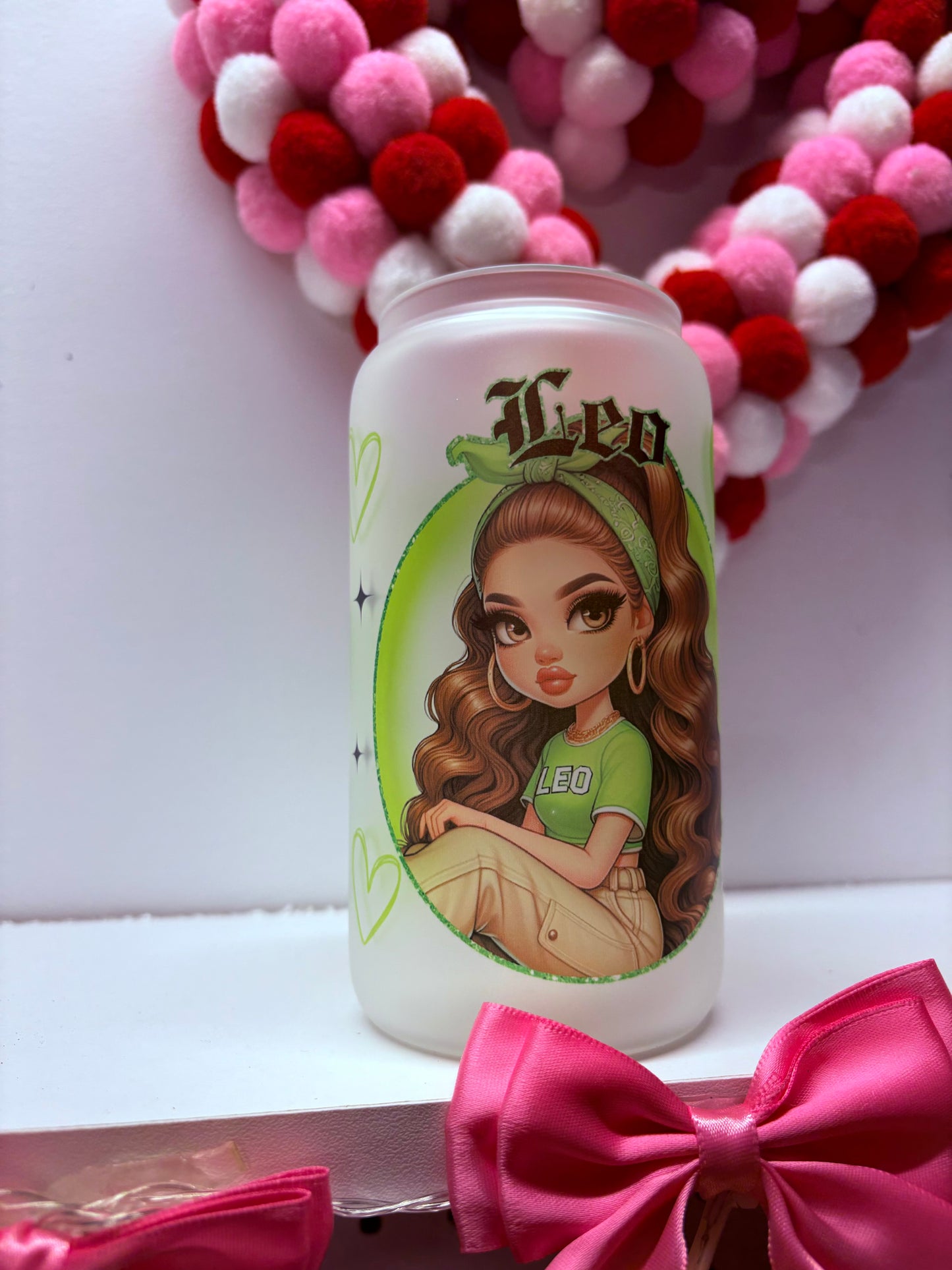 Zodiac Glass Can