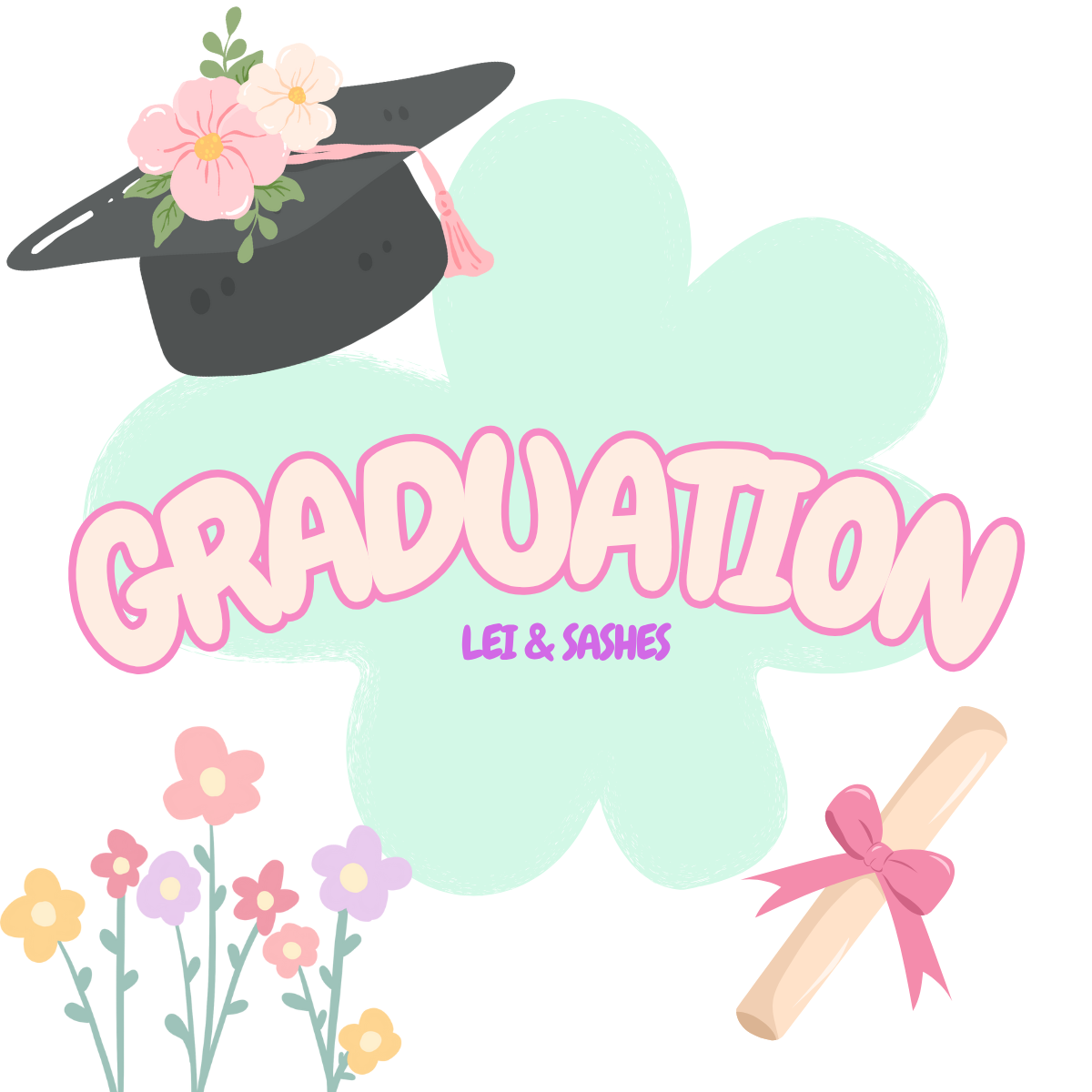 GRADUATION LEI/SASH